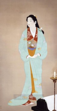 Uemura Shoen Painting - Kinuta Uemura Shoen Bijin ga beautiful women